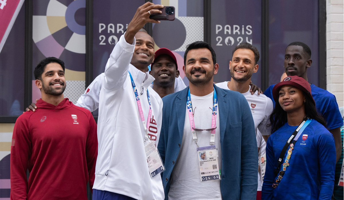 QOC President Visits Qatari Delegation Participating in Olympic Games Paris 2024